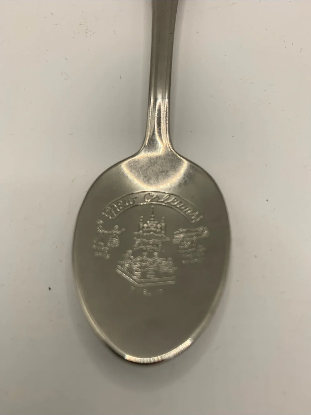 Vintage New Orleans Silver-Tone Collectible Souvenir Spoon - Silver Finish